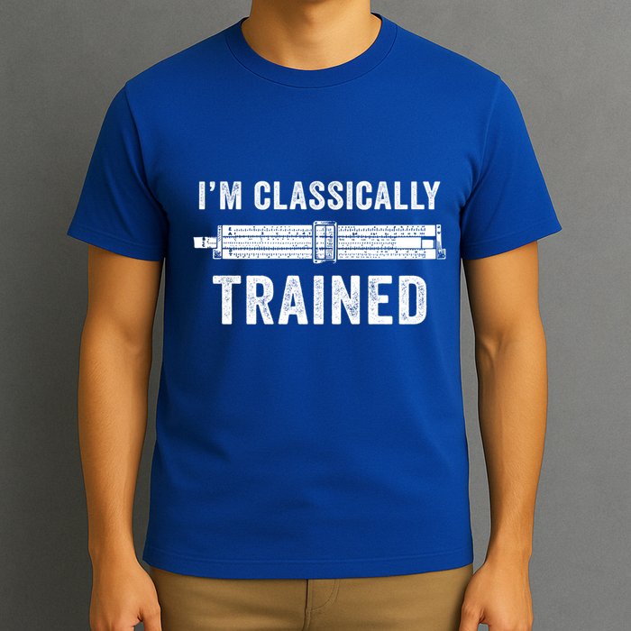 IM Classically Trained Slide Rule Mechanical Analog Gift T-Shirt