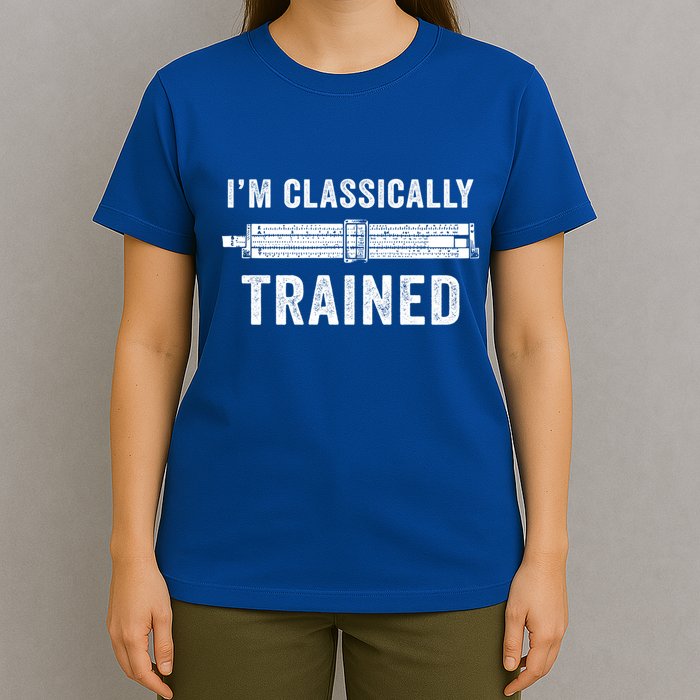 IM Classically Trained Slide Rule Mechanical Analog Gift T-Shirt