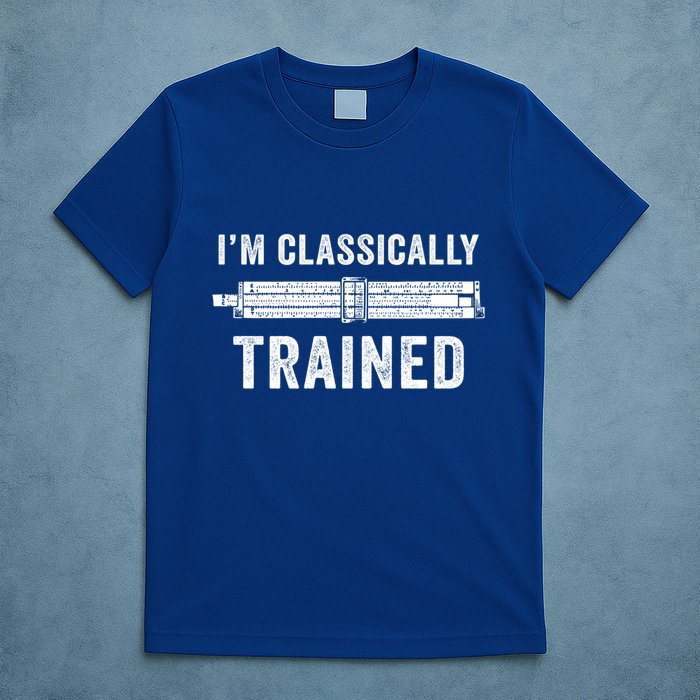 IM Classically Trained Slide Rule Mechanical Analog Gift T-Shirt