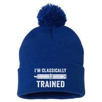 IM Classically Trained Slide Rule Mechanical Analog Gift Pom Pom 12in Knit Beanie