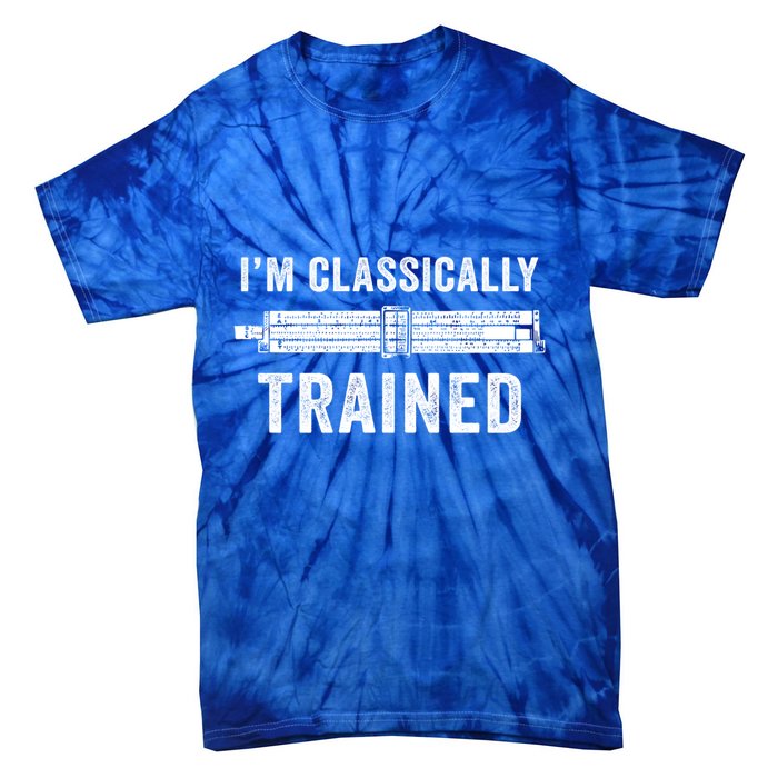 IM Classically Trained Slide Rule Mechanical Analog Gift Tie-Dye T-Shirt