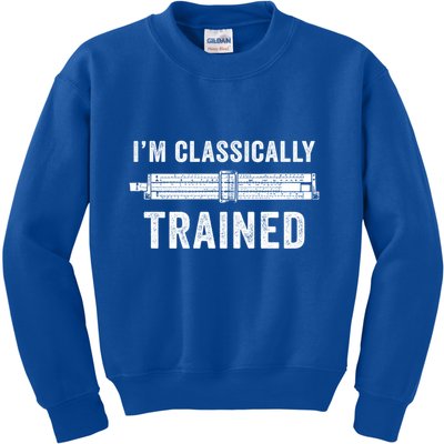 IM Classically Trained Slide Rule Mechanical Analog Gift Kids Sweatshirt