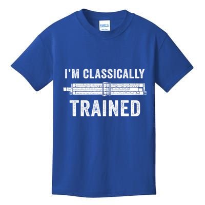 IM Classically Trained Slide Rule Mechanical Analog Gift Kids T-Shirt