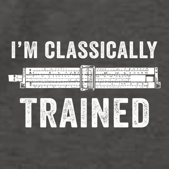 IM Classically Trained Slide Rule Mechanical Analog Gift Vector Backpack
