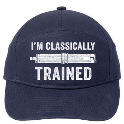 IM Classically Trained Slide Rule Mechanical Analog Gift 7-Panel Snapback Hat