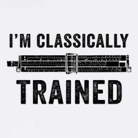 IM Classically Trained Slide Rule Mechanical Analog Gift Garment-Dyed Sweatshirt