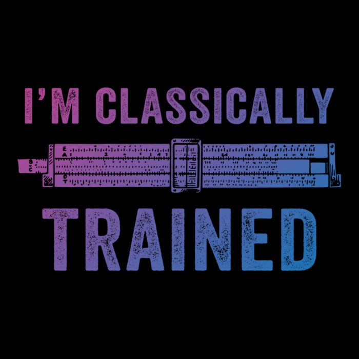 IM Classically Trained Slide Rule Mechanical Analog Gift Wool Snapback Cap