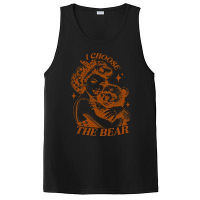 I Choose The Bear Motivational Team Bear Woods PosiCharge Competitor Tank