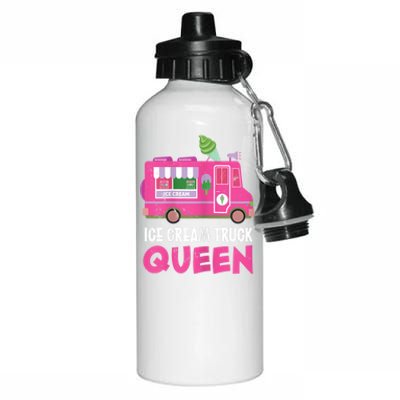 Ice Cream Truck Queen Frozen Dessert Ice Cream Truck Driver Aluminum Water Bottle