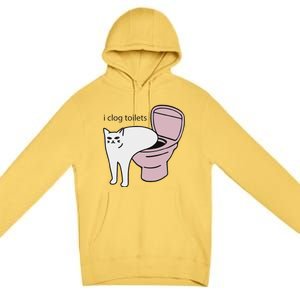 I Clog Toilets Premium Pullover Hoodie