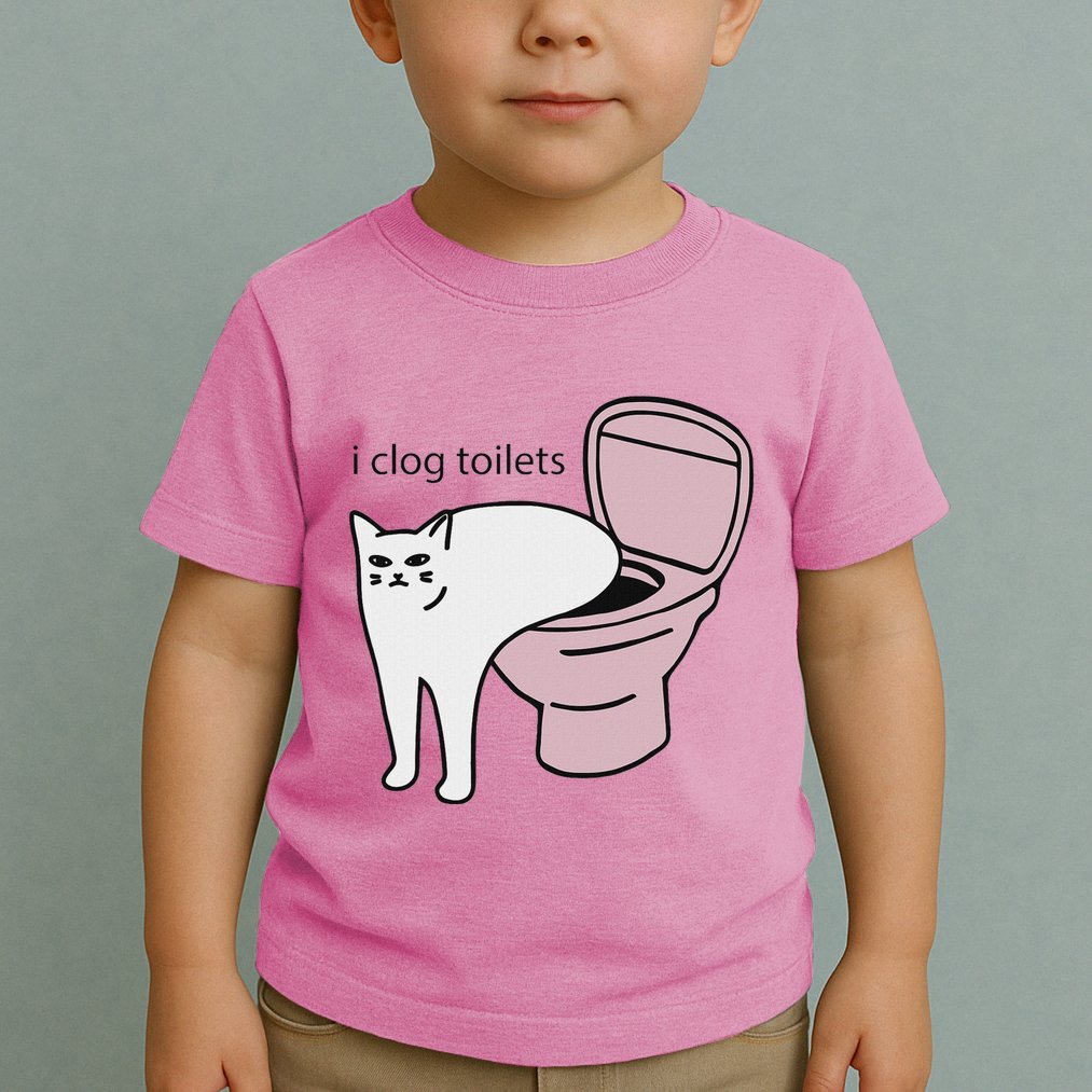 I Clog Toilets Toddler T-Shirt