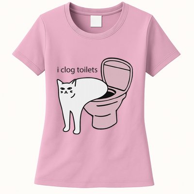 I Clog Toilets Womens T-Shirt