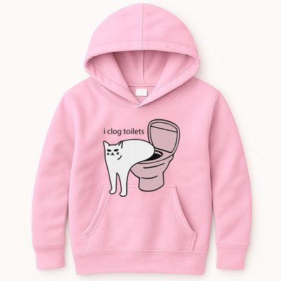 I Clog Toilets Kids Hoodie