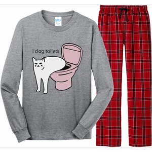 I Clog Toilets Long Sleeve Pajama Set