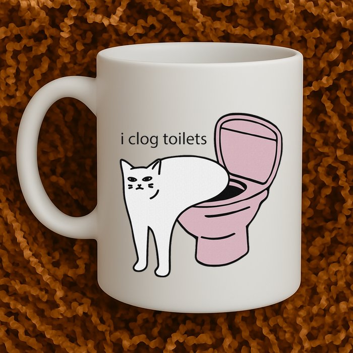 I Clog Toilets Mug