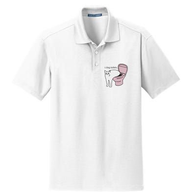 I Clog Toilets Dry Zone Grid Polo