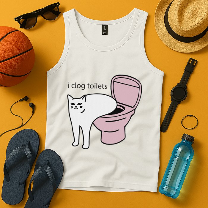 I Clog Toilets Tank Top