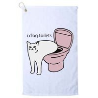 I Clog Toilets Golf Towel
