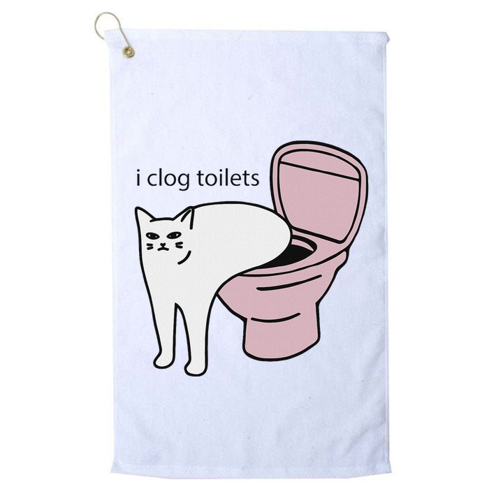 I Clog Toilets Golf Towel