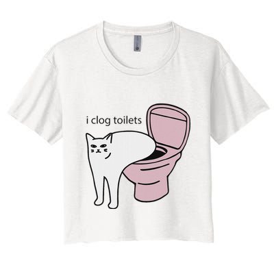 I Clog Toilets Crop Top