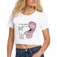 I Clog Toilets Crop Top