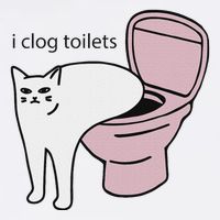 I Clog Toilets Cropped Pullover Crew