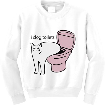 I Clog Toilets Kids Sweatshirt