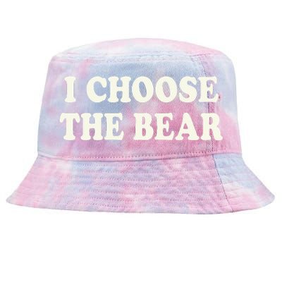 I Choose The Bear Tie-Dyed Bucket Hat