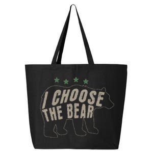 I Choose The Bear In The Woods 25L Jumbo Tote