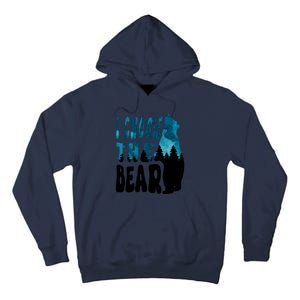 I Choose The Bear 2024 Bear In The Camp Trending Tall Hoodie