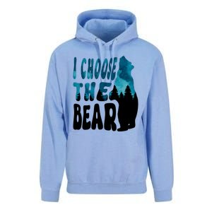 I Choose The Bear 2024 Bear In The Camp Trending Unisex Surf Hoodie