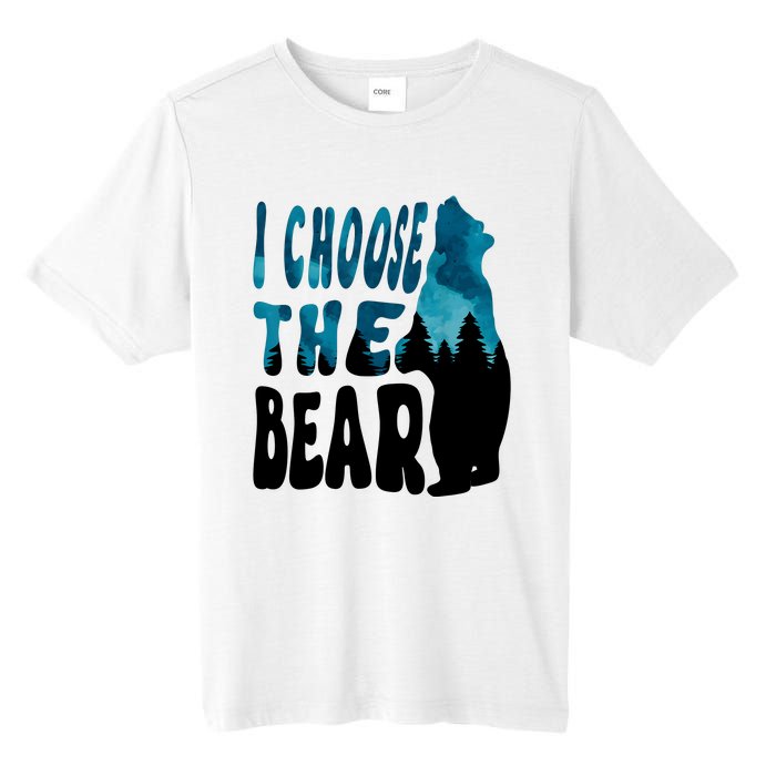 I Choose The Bear 2024 Bear In The Camp Trending Tall Fusion ChromaSoft Performance T-Shirt