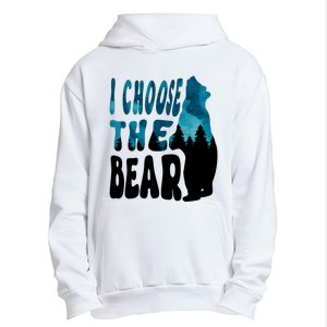 I Choose The Bear 2024 Bear In The Camp Trending Urban Pullover Hoodie