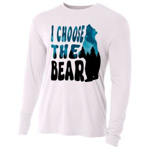 I Choose The Bear 2024 Bear In The Camp Trending Cooling Performance Long Sleeve Crew