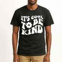 It's Cool To Be Kind Retro Quote Tall T-Shirt