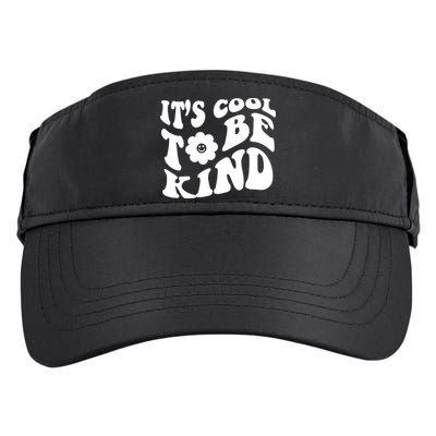It's Cool To Be Kind Retro Quote Adult Drive Performance Visor
