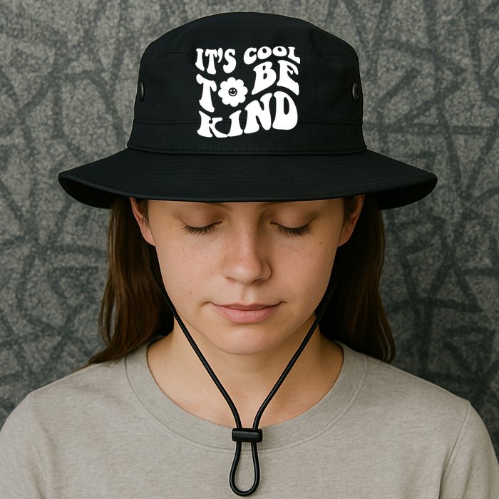 It's Cool To Be Kind Retro Quote Bucket Hat