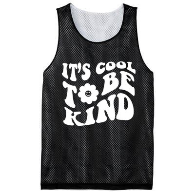 It's Cool To Be Kind Retro Quote Mesh Reversible Basketball Jersey Tank