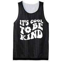 It's Cool To Be Kind Retro Quote Mesh Reversible Basketball Jersey Tank