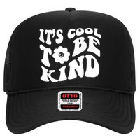 It's Cool To Be Kind Retro Quote Hat