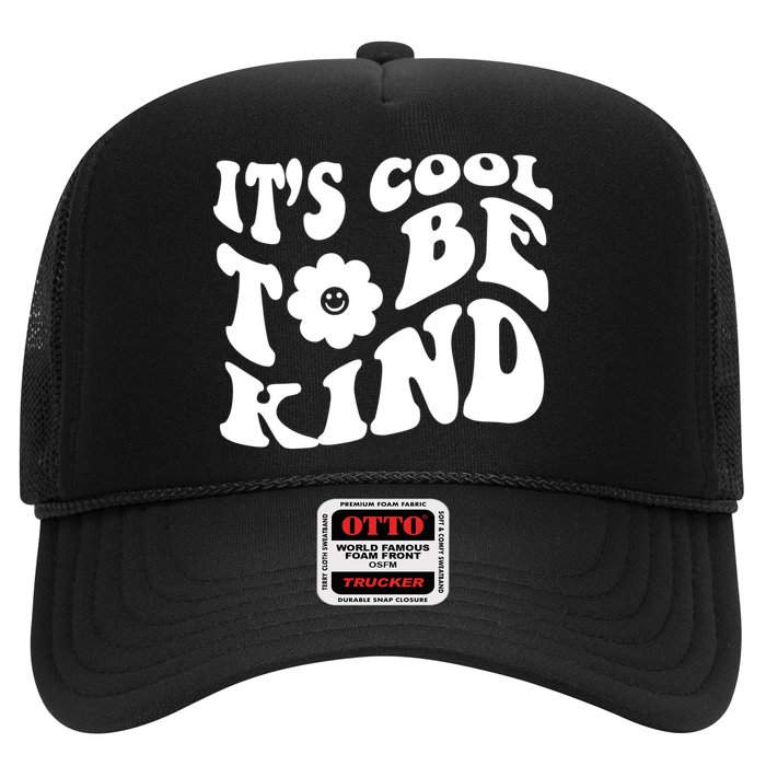 It's Cool To Be Kind Retro Quote Hat