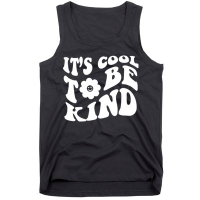 It's Cool To Be Kind Retro Quote Tank Top