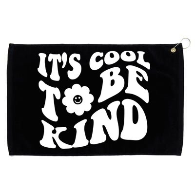 It's Cool To Be Kind Retro Quote Grommeted Golf Towel