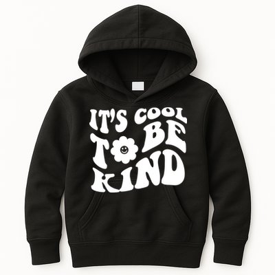 It's Cool To Be Kind Retro Quote Kids Hoodie