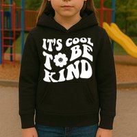 It's Cool To Be Kind Retro Quote Kids Hoodie