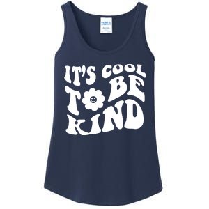 It's Cool To Be Kind Retro Quote Ladies Essential Tank