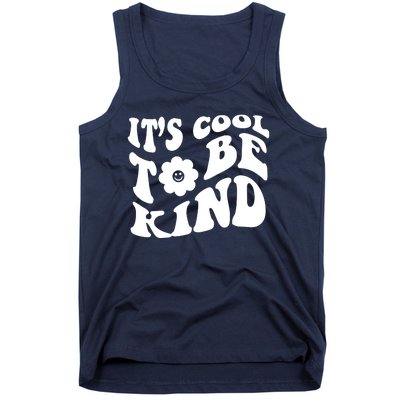 It's Cool To Be Kind Retro Quote Tank Top