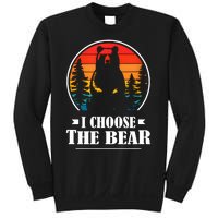 I Choose The Bear Angry Radical Feminist Gift Sweatshirt