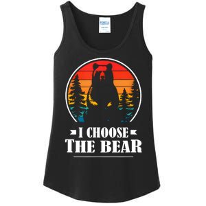 I Choose The Bear Angry Radical Feminist Gift Ladies Essential Tank