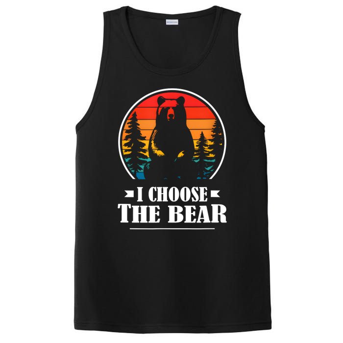 I Choose The Bear Angry Radical Feminist Gift PosiCharge Competitor Tank